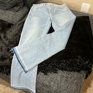 NWOT kick crop flare jeans from Loft